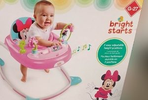 recall loopstoeltje Minnie Mouse PeekaBoo Walker, Bright Starts