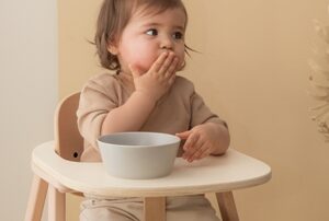 vast voedsel? eerst rechtop zitten