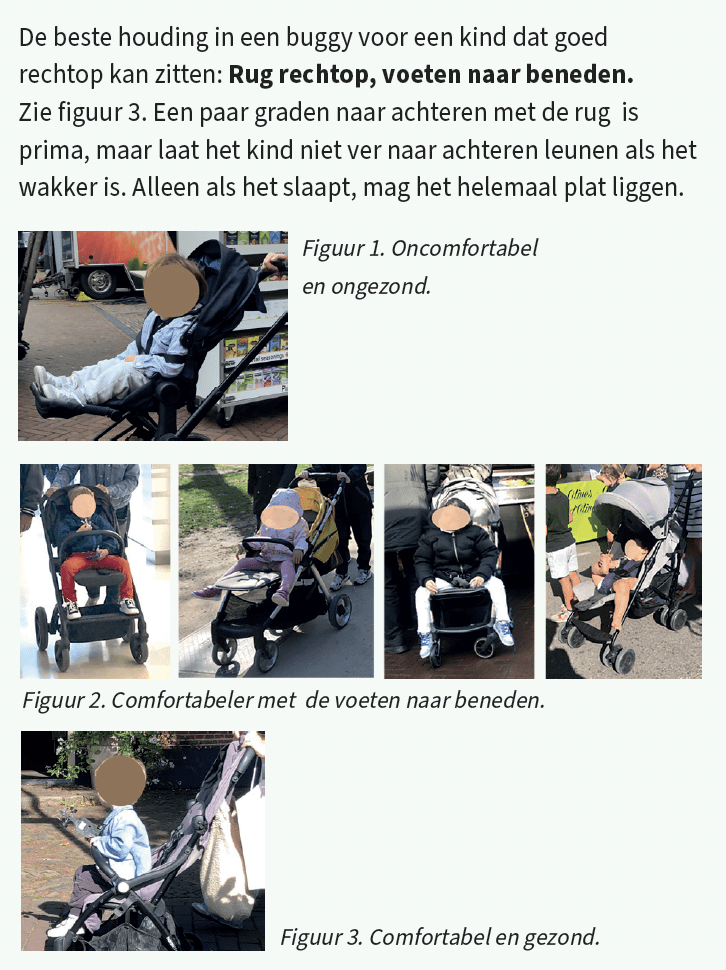 houding kind in buggy