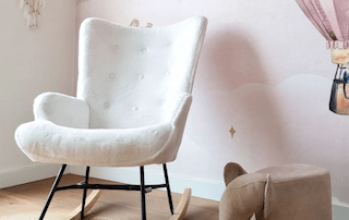 aemely schommelstoel babykamer