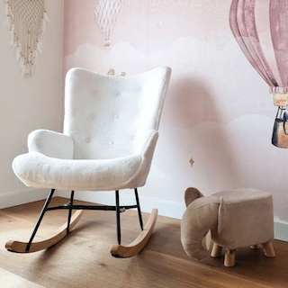 aemely schommelstoel babykamer