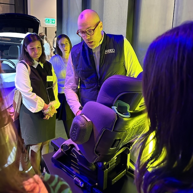 Axkid child safety conference rearwards facing carseat