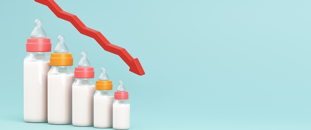 daling geboortecijfer